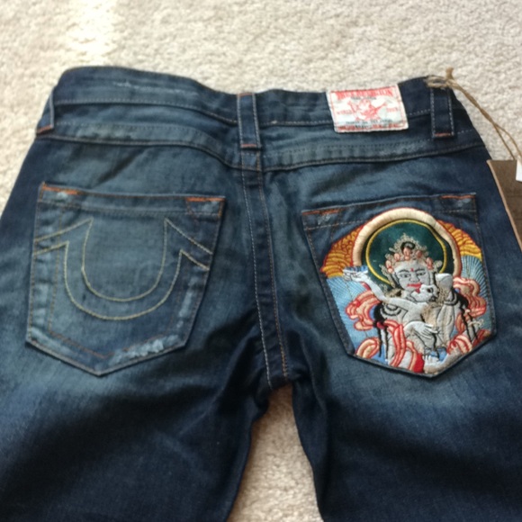 True Religion Bobby Godiva Embroidered Jeans - Picture 5 of 8